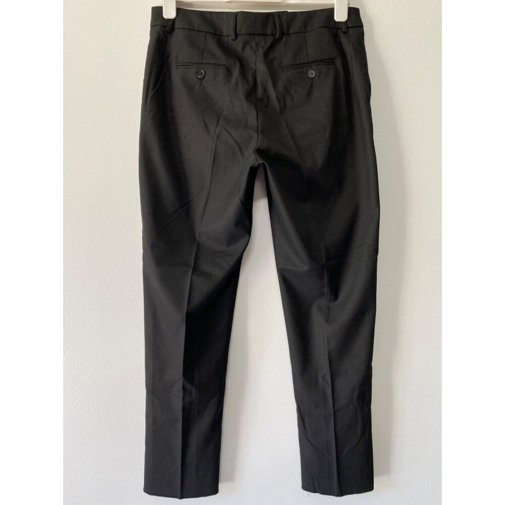 Tiffany & Co. Wardrobe Women's Black Unhemmed Trousers Pants Size 10